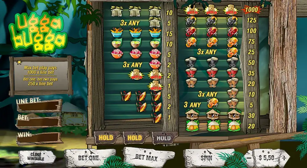 ugga bugga slot screenshot