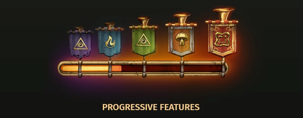 tarasque slot progressive features