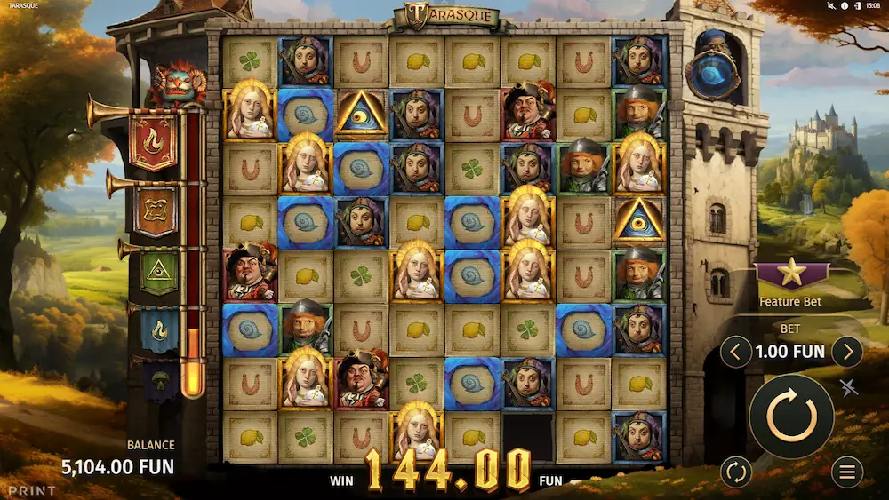 tarasque slot screenshot