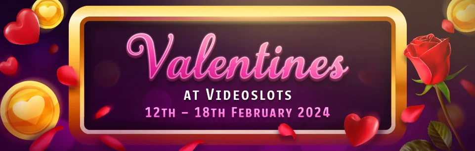 valentines at videoslots promotion banner