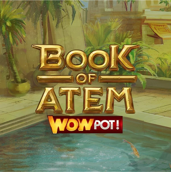 Book Of Atem Wowpot slot_title Logo
