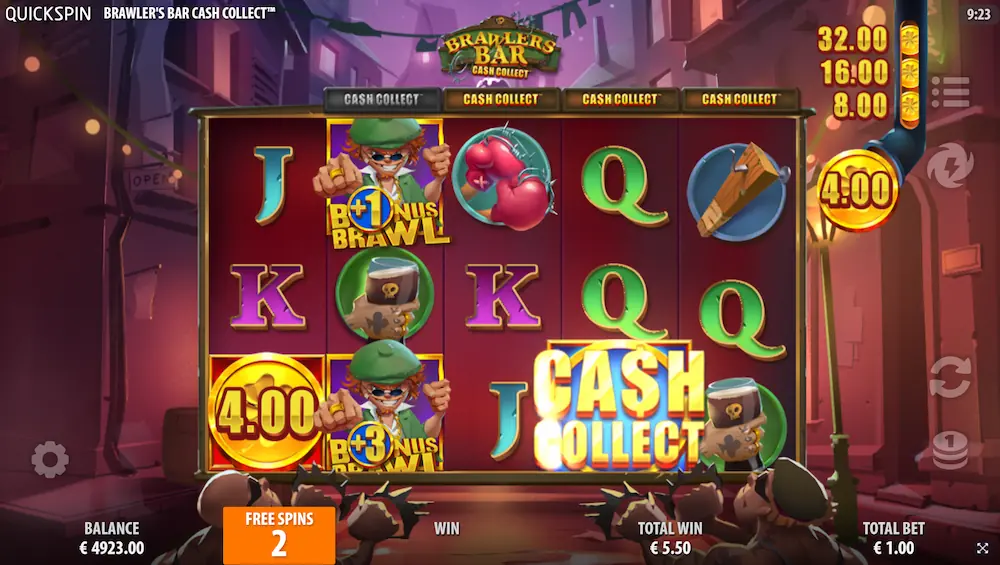 brawlers bar cash collect free spins