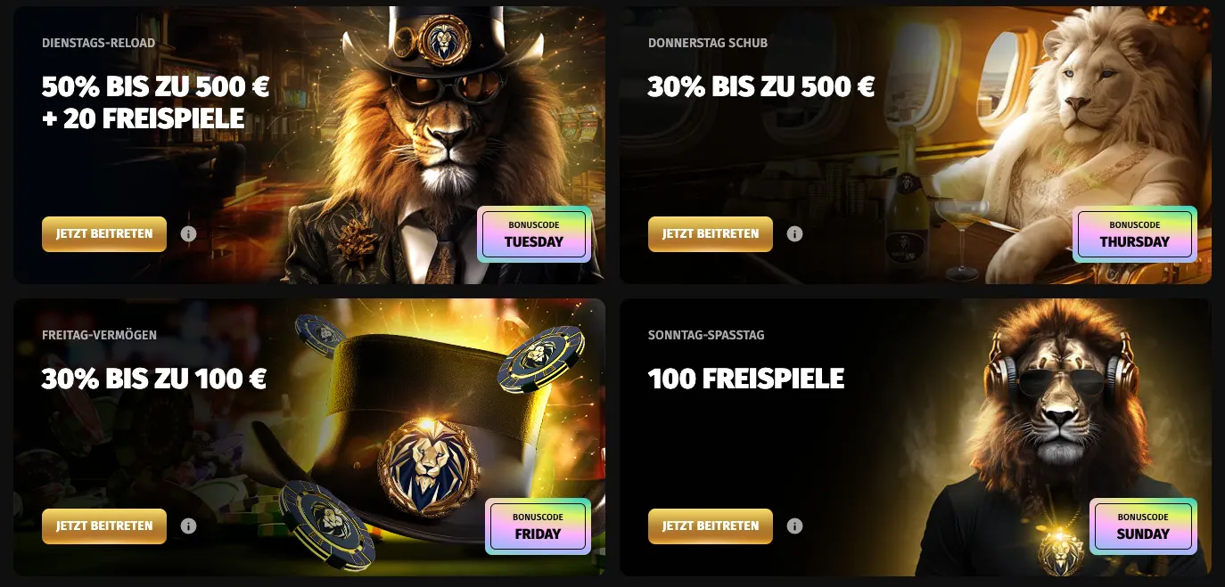 Casino Reload Bonus bei Fortune Play