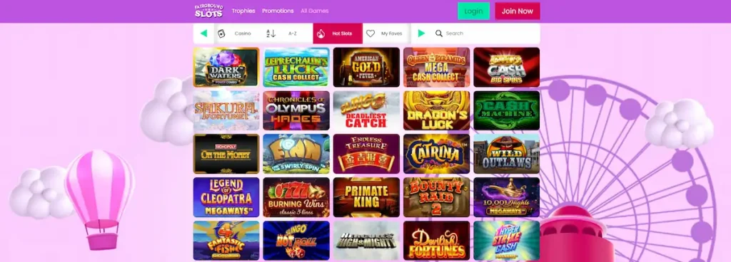 fairground slots games