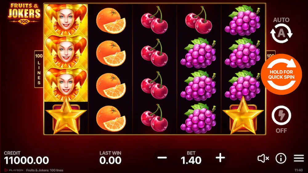 fruits jokers 100 lines