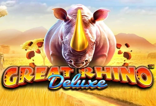 Great Rhino deluxe slot_title Logo