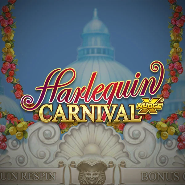 Harlequin Carnival Xnudge slot_title Logo