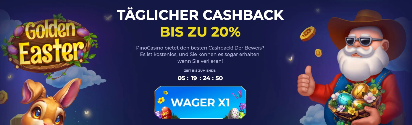 Pino Casino Oster Bonus
