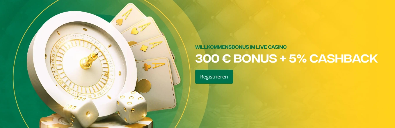 Qbet Live Casino Bonus