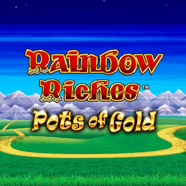 Rainbow Riches Pots Of Gold slot_title Logo