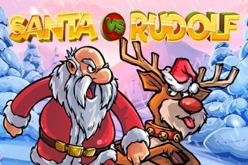 Santa vs Rudolf logo
