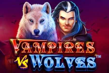 Vampires VS Wolves slot_title Logo