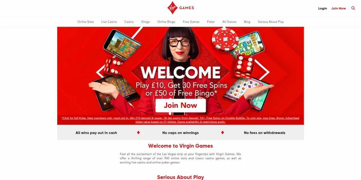 virgin games casino