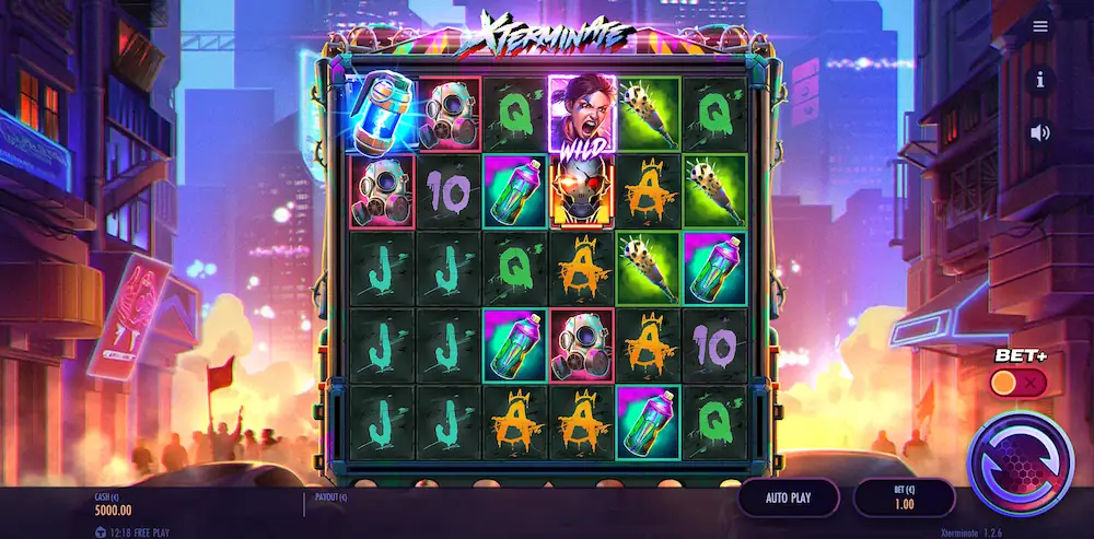 xterminate slot screenshot