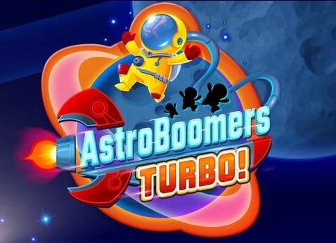 AstroBoomers Turbo slot_title Logo