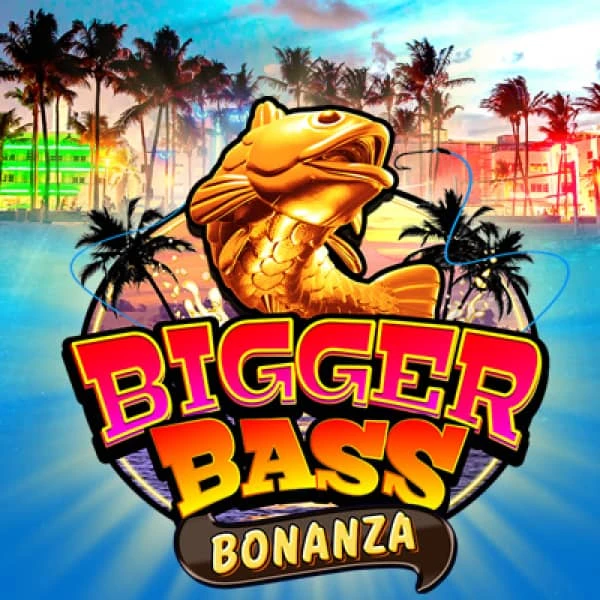 Bigger Bass Bonanza Spielautomat Logo