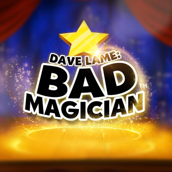 Dave Lame Bad Magician Spielautomat Logo
