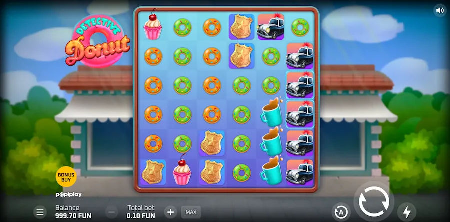 detective donut slot screenshot