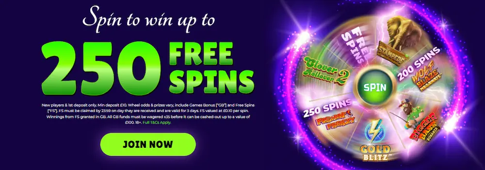 fantastic spins casino welcome bonus