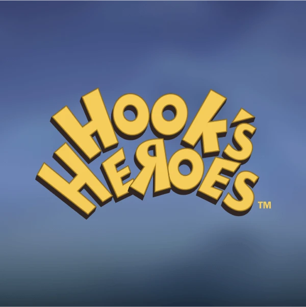 Hooks Heroes Slot Logo