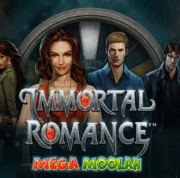 Immortal Romance Mega Moolah Spielautomat Logo