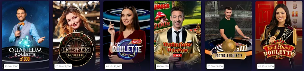 live roulette games