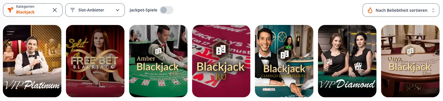 Monro Live Blackjack