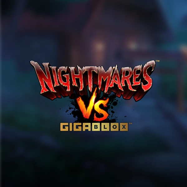 Nightmares VS GigaBlox Slot Logo