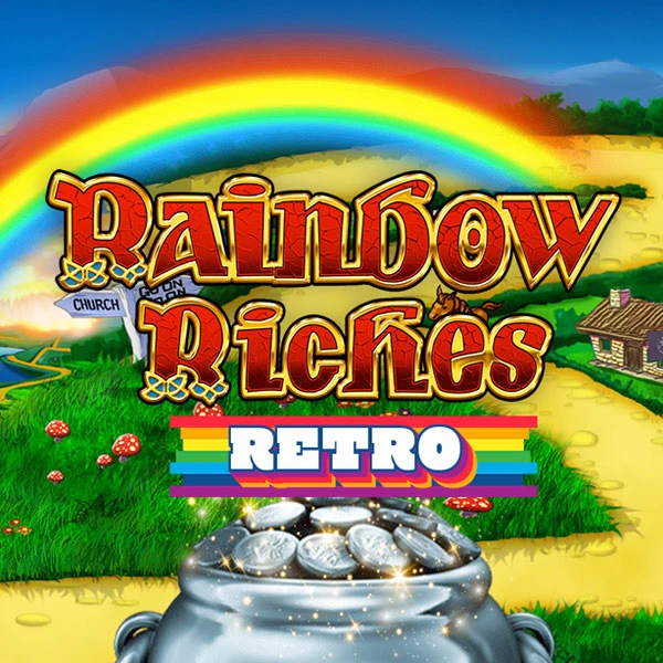 Rainbow Riches Retro Slot Logo