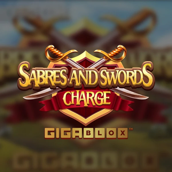 Sabres And Swords Charge Gigablox Slot Logo