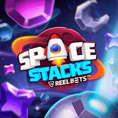 Space Stacks Slot Logo