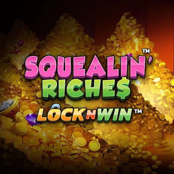 Squealin' Riches slot_title Logo