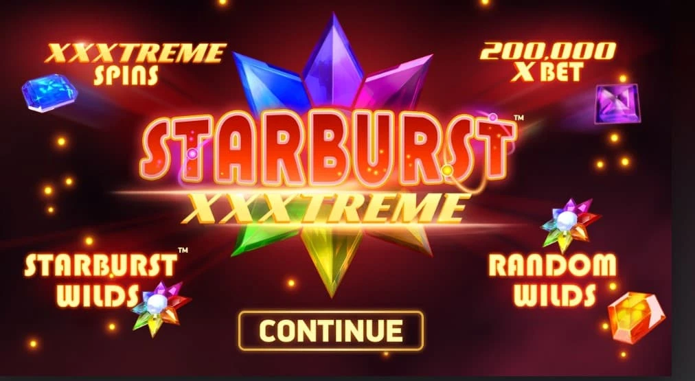 Starburst XXXtreme Spielautomat Logo