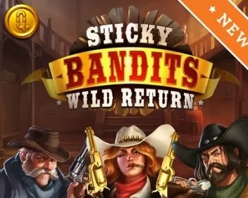Sticky Bandits Wild Return Slot Logo