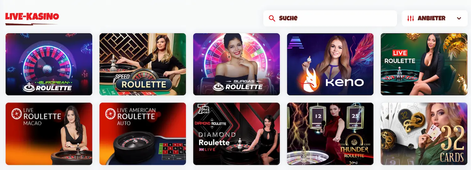 Supacasi Live Casino