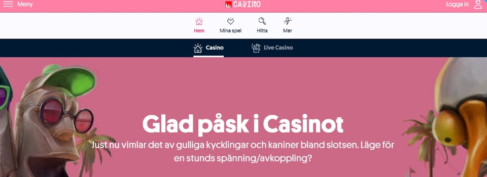 Svenska Spel casino hemsida
