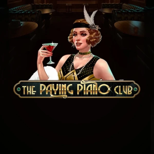 The Paying Piano Club Slot Logo