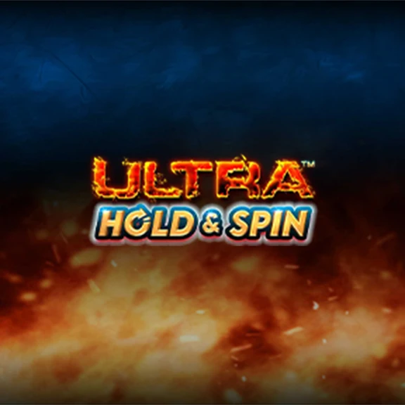 Ultra Hold and Spin Slot Logo