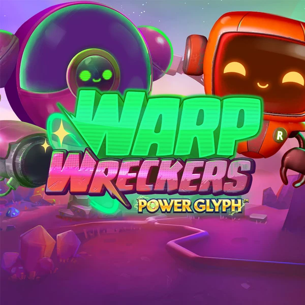 Warp Wreckers Power Glyph Spielautomat Logo