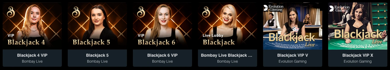 X7 Casino Live Blackjack
