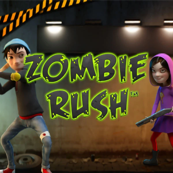 Zombie Rush slot_title Logo