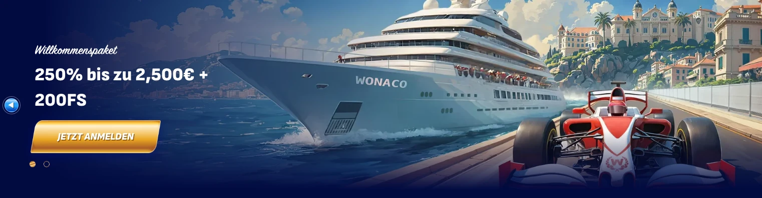 Wonaco Casino Willkommensbonus