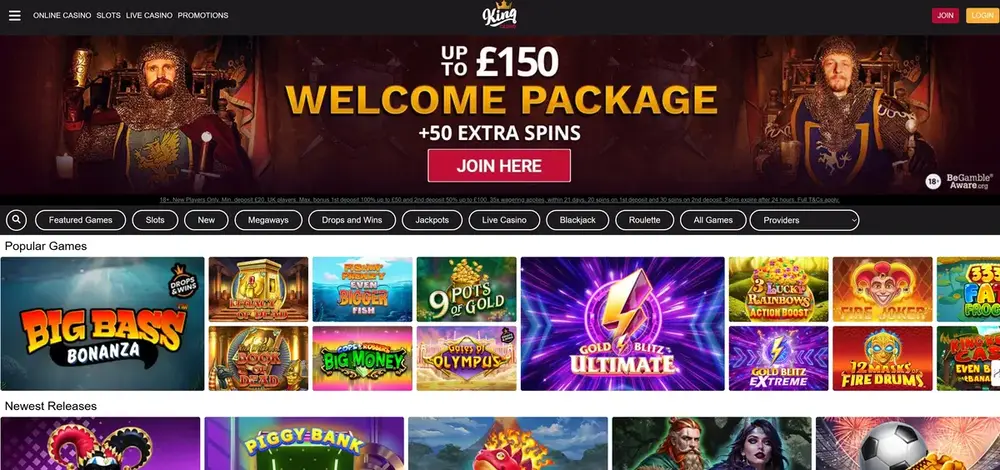 King casino home page