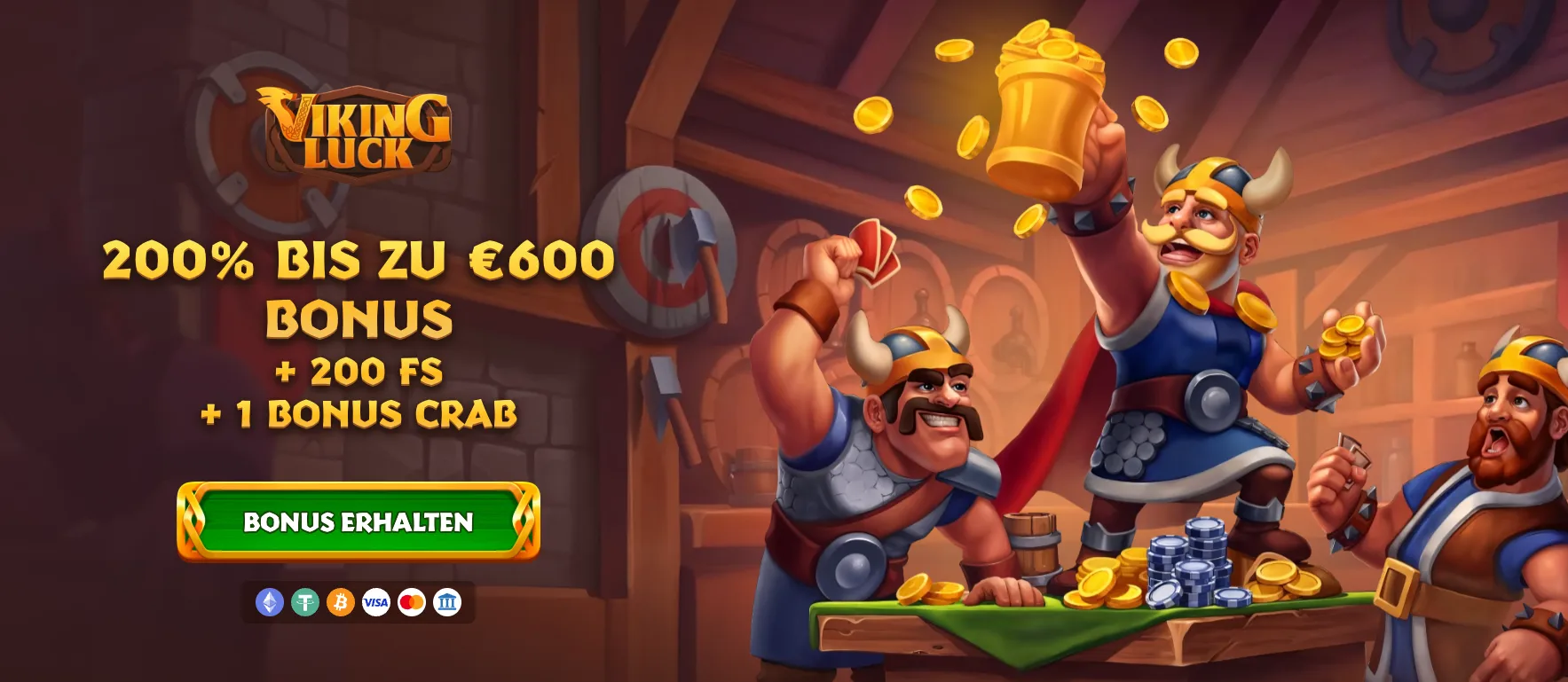 VikingLuck exklusiver 200% Casino Bonus