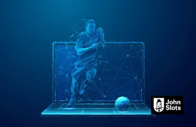 Football Player on Laptop