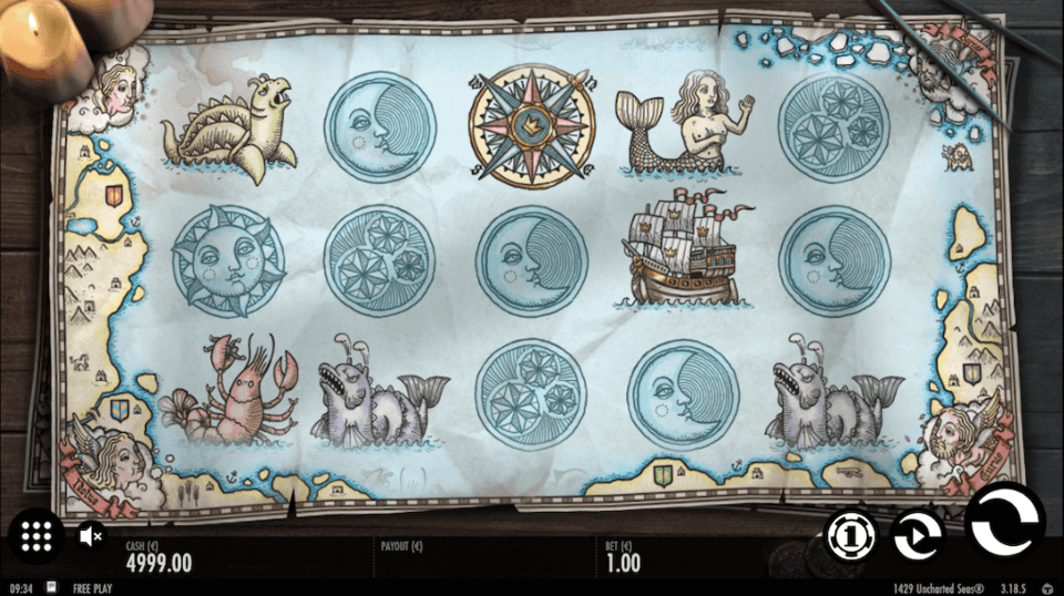 Slot page image of Uncharted Seas