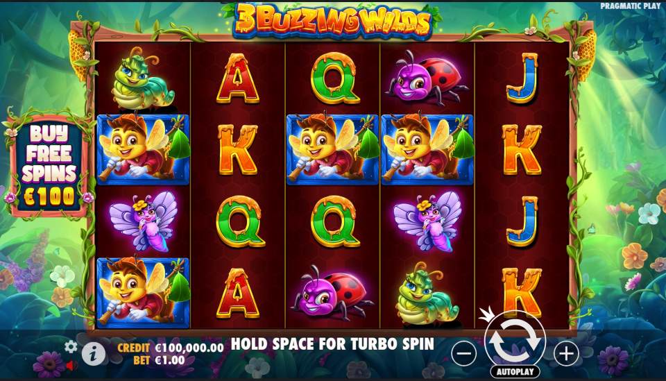 3 Buzzing Wilds Slot Review