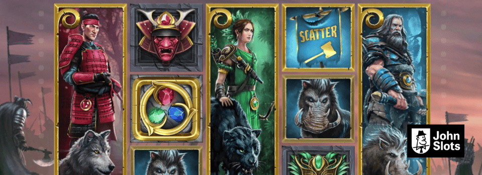 Slot page gameplay of warlords crystals of power game