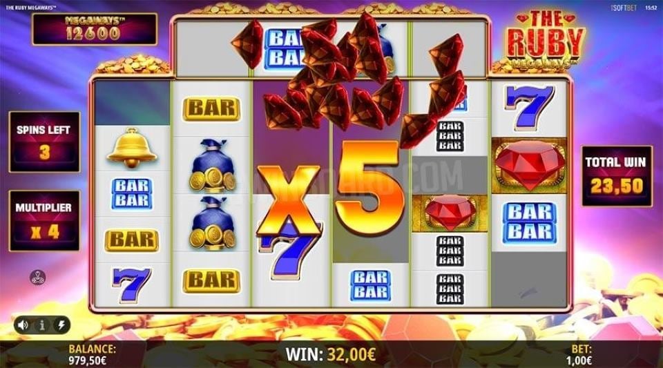 The Ruby Megaways Slot Bonus Features and Free Spins