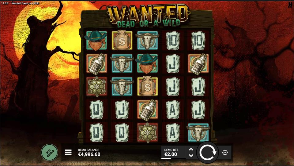 Wanted Dead or a Wild Slot Bonus Features and Free Spins